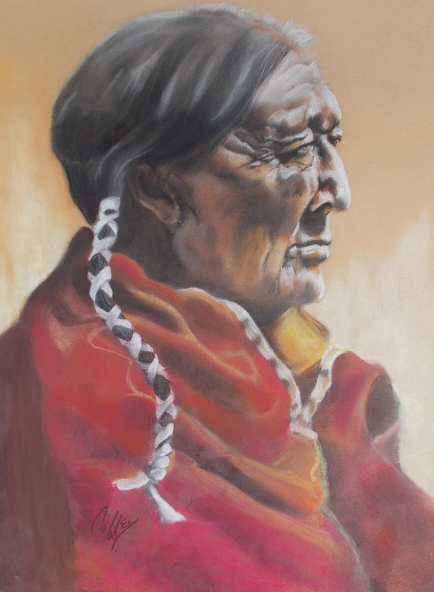 Indian Taos 1987 - 20x24&quot;