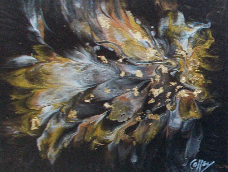 Golden Fusion Acrylic - 8x10&quot; (1)