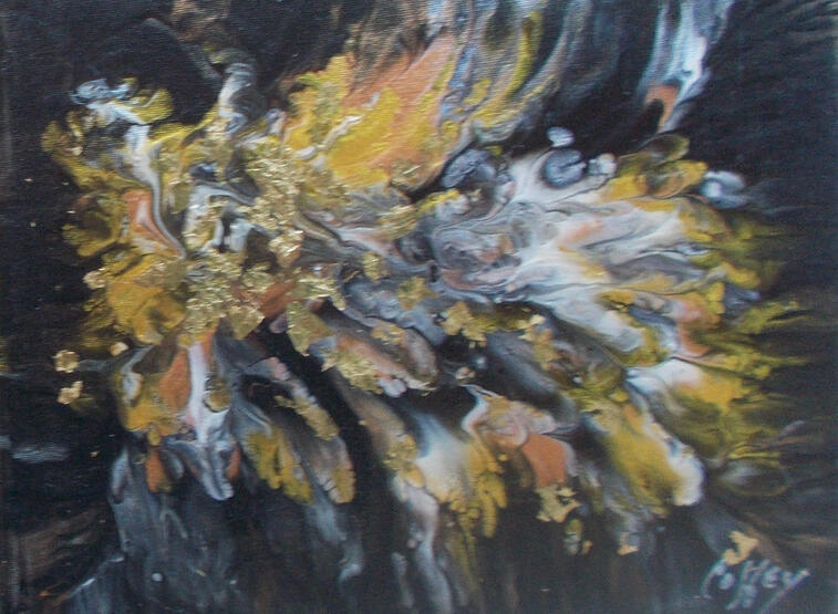 Golden Fusion Acrylic - 8x10&quot; (2)