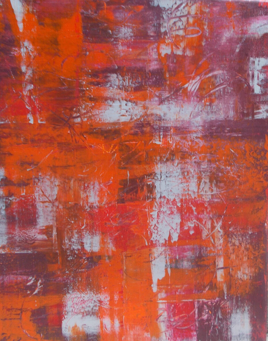 The Red Pattern 2022 - 16x20&quot;