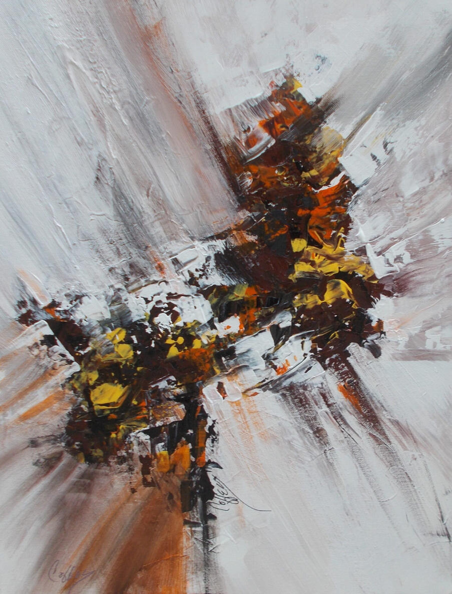 Explosion in the Orange Factory 2022 - 16x20&quot;