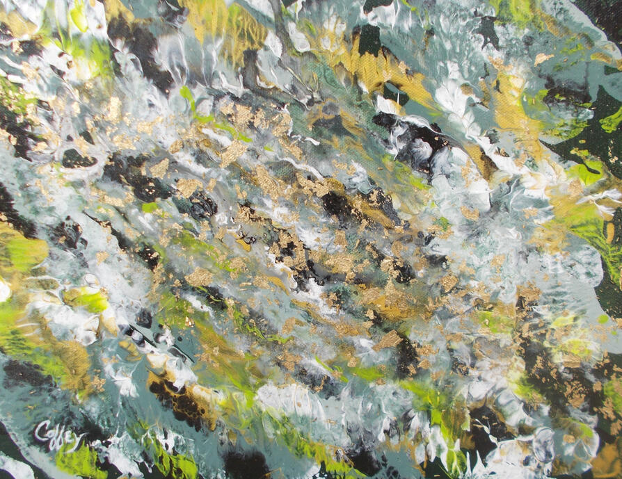 Emerald Euphoria Acrylic - 11x14&quot;