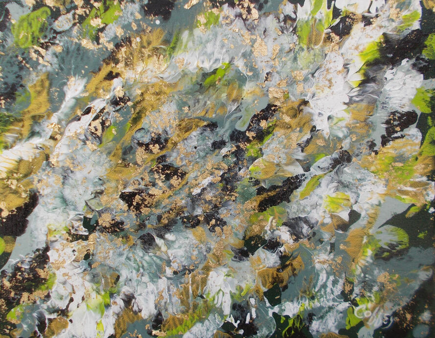 Emerald Opulence Acrylic - 11x14&quot;