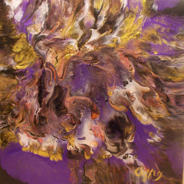 Amethyst Dreamscape Acrylic 8x8&quot; (2)