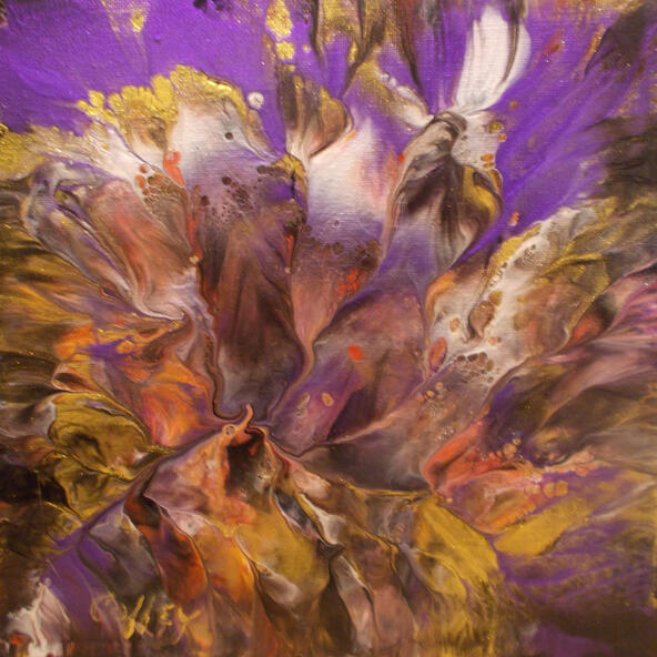 Amethyst Dreamscape Acrylic 8x8&quot; (1)